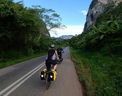 cycling in viñales